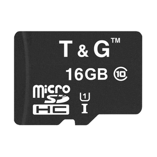Карта Пам'яті T&G MicroSDHC 16gb UHS-1 10 Class Чорний 4711472586041 фото
