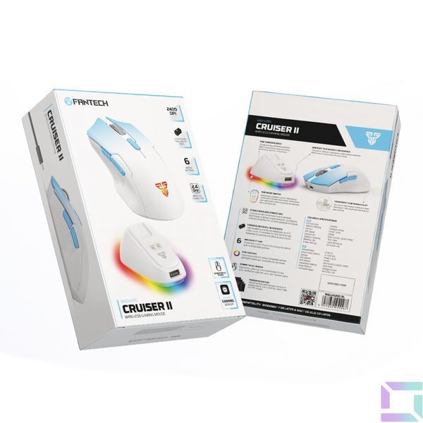 Бездротова Миша Ігрова FANTECH WG11V2RD Cruiser II Синій 6977052255587 фото