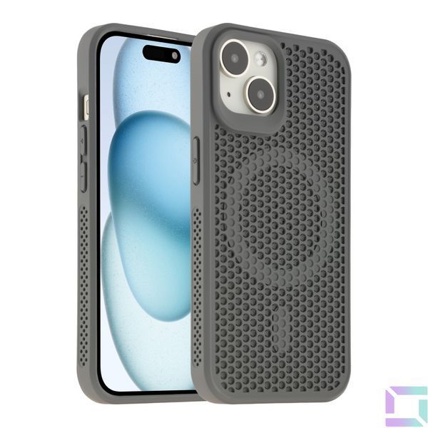 Чехол TPU+PC AeroCool with MagSafe для iPhone 15 Black 2020000413059 фото