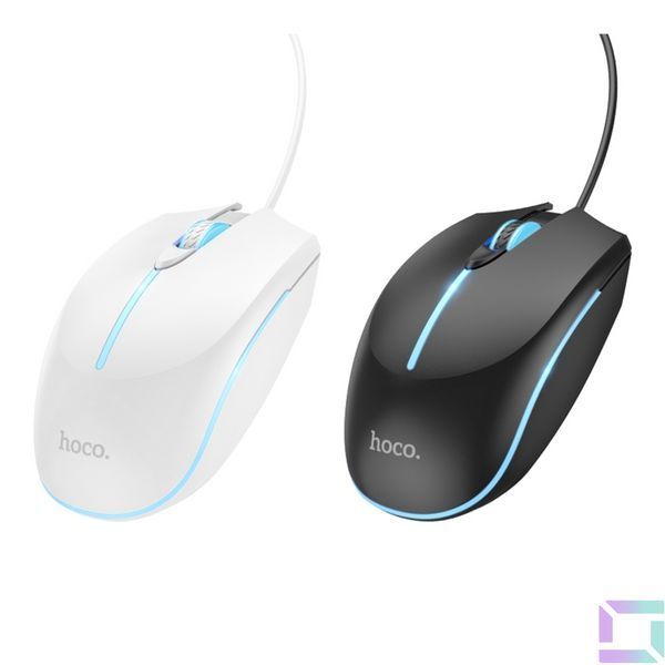 USB Миша Iгрова Hoco GM37 Wonderful gaming luminous Чорний 6942007647953 фото