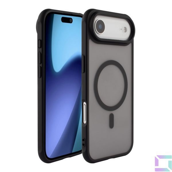 Чехол TPU+PC Anti Drop with MagSafe для iPhone 17 Air Black 2020000482864 фото