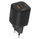 Мережевий Зарядний Пристрій Ridea RW-GaN35PPAC Prime Plus Type-C+1USB PD&QC 35W Чорний 6922021975256 фото