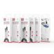 USB XO NB235 Zebra series Braided 2.4A Lightning Белый 6920680834204 фото 3
