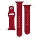 Ремешок для Apple Watch Band Silicone Two-Piece 42/44/45/49 mm Мятая упаковка 31.China Red 2020000481324 фото