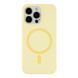 Чехол Glow Silicone Case with Magsafe для iPhone 13 Pro Yellow 2020000454618 фото