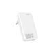Мережевий Зарядний Пристрій Yoki SlimGaNPro YK-GaN65SAC 1 Type-C+1USB 65W Бiлий 6912345678223 фото 1
