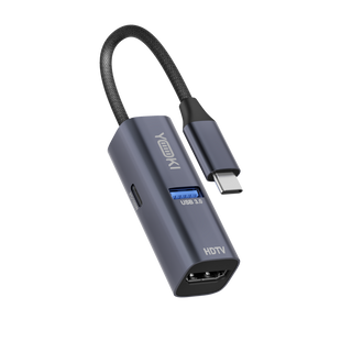 USB Hub YOKI Pocket Mini 3in1 YK-HPMCAH1 Серый 6987455001872 фото