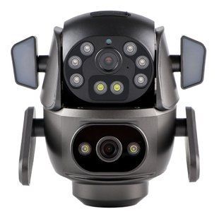 Смарт Камера Вулична XO CR04 Robot Dual М'ята упаковка Чорний 2020000462361 фото