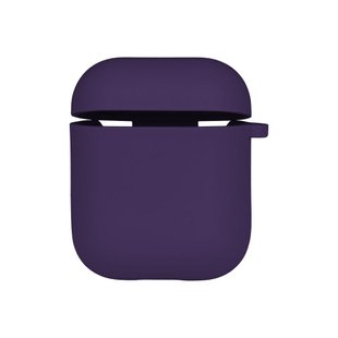 Чехол Silicone Case with microfibra для Airpods 1/2 Цвет 34.Purple 2020000367970 фото