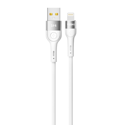 USB YOKI EXTRA YK-EX11 Lightning 2.4A 0.25m Цвет Белый 6907858579112 фото