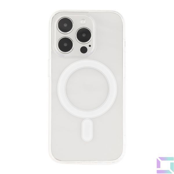 Чехол TPU Clear Case with Magsafe для iPhone 14 Pro Transparent 2020000312239 фото