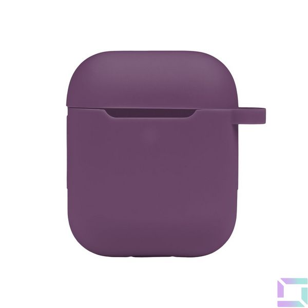 Чехол Silicone Case with hook для Airpods 1/2 Цвет 05.Lilac 2020000368878 фото