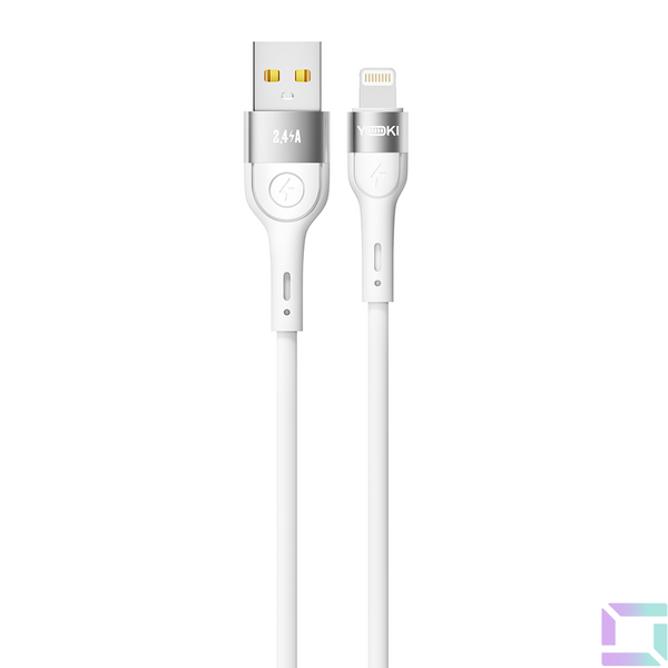 USB YOKI EXTRA YK-EX11 Lightning 2.4A 0.25m Цвет Белый 6907858579112 фото