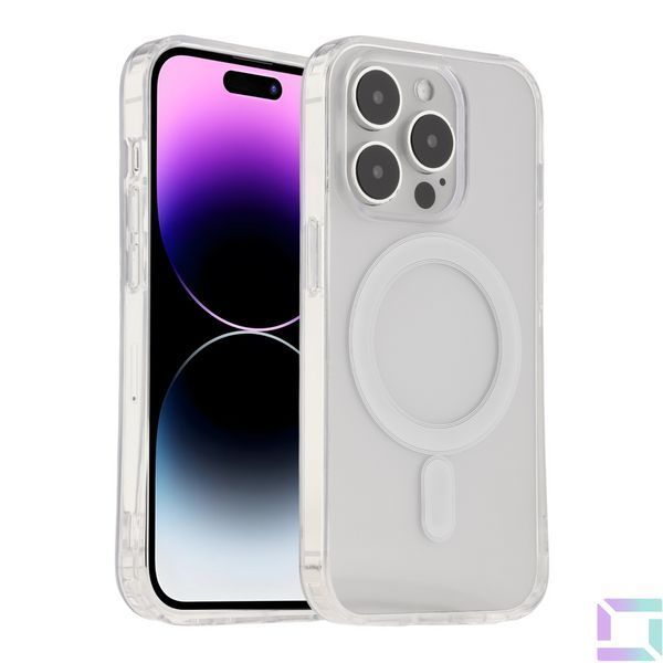 Чехол TPU Clear Case with Magsafe для iPhone 14 Pro Transparent 2020000312239 фото