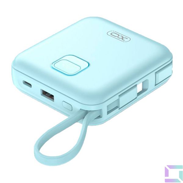 Power Bank XO PR235 22.5W with built-in iP and TYPE-C cable 10000 mAh Цвет Белый 6920680851331 фото