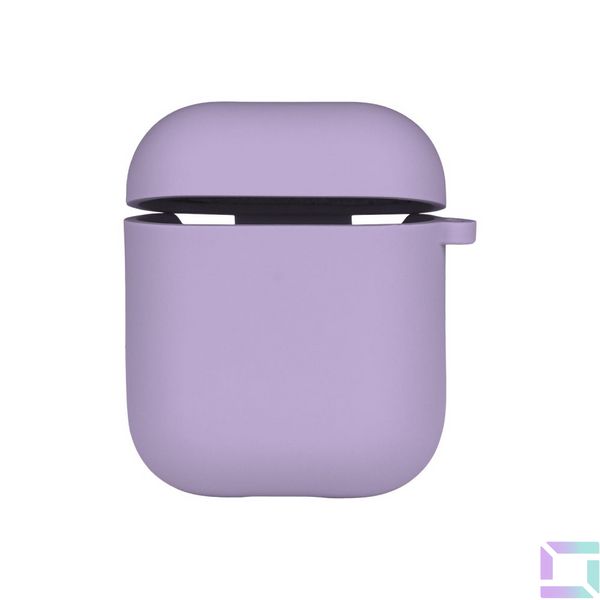 Чехол Silicone Case with microfibra для Airpods 1/2 Цвет 34.Purple 2020000367970 фото