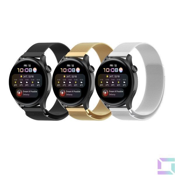 Ремешок Универс 22mm Milanese loop для Samsung/Amazfit/Huawei Gold 2020000438243 фото
