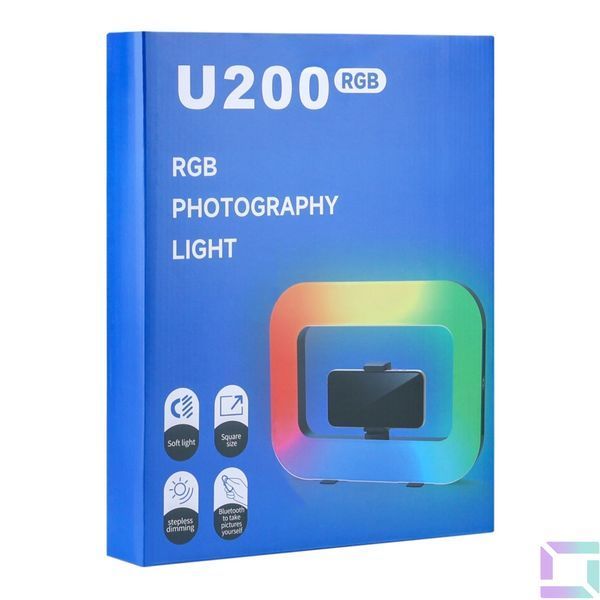 Студійна LED Лампа RGB U200 8000mAh Чорний 2020000480884 фото