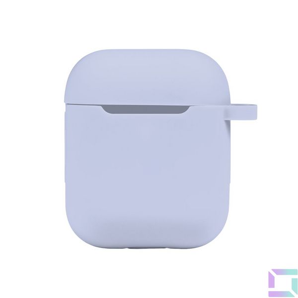 Чохол Silicone Case with hook для Airpods 1/2 Колір 05.Lilac 2020000368878 фото