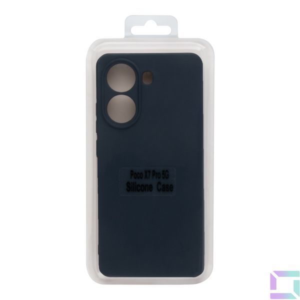 Чехол Silicone Cover Full Camera (A) для Xiaomi Poco X7 Pro 5G 08.Dark Blue 2020000469797 фото