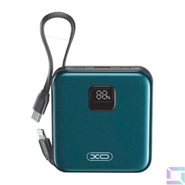 Power Bank XO PR235 22.5W with built-in iP and TYPE-C cable 10000 mAh Цвет Белый 6920680851331 фото