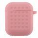 Футляр Silicone Fashion Case with Hook для Airpods 1/2 Pink 2020000441809 фото