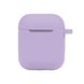 Чохол Silicone Case with hook для Airpods 1/2 Колір 05.Lilac 2020000368878 фото 5