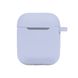 Чехол Silicone Case with hook для Airpods 1/2 Цвет 05.Lilac 2020000368878 фото 1