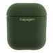 Футляр TPU Spigen Leather Armor для Airpods 1/2 Pitch Green 2020000438878 фото