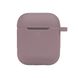 Чохол Silicone Case with hook для Airpods 1/2 Колір 05.Lilac 2020000368878 фото 4