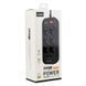 Мережевий Подовжувач LDNIO SE6403 4USB-A / 6-Sockets 2m Чорний 6933138690178 фото 2