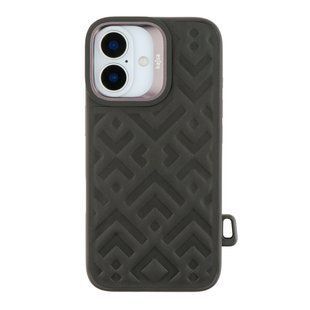 Чехол Kajsa Briquette Collection Rhombus with MagSafe для iPhone 16 Black 2020000458005 фото