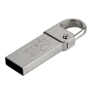 USB флеш-накопичувач T&G 16gb Metal 027 Сталевий 1931472584523 фото