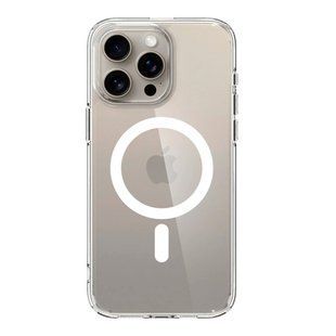 Чохол TPU+PC Spigen Ultra Hybrid with Magsafe для iPhone 15 Pro Transparent 2020000405429 фото