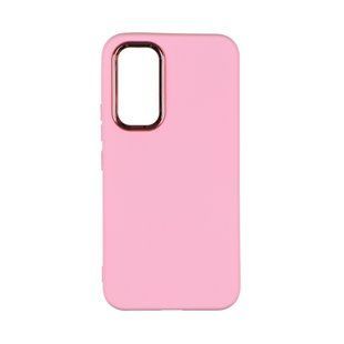 Чохол Silicone Cover Metal frame (AA) для Samsung Galaxy A54 5G (A546) 06.Light Pink 2020000365464 фото