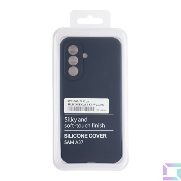 Чохол Liquid Silicone (AA) Full Camera для Samsung Galaxy A37 5G (A376) 08.Dark Blue 2020000511069 фото