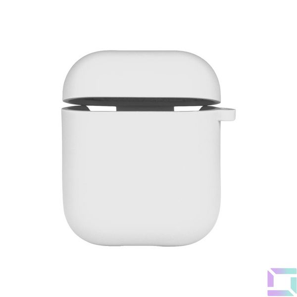 Чехол Silicone Case with microfibra для Airpods 1/2 Цвет 28.Lavender grey 2020000367963 фото