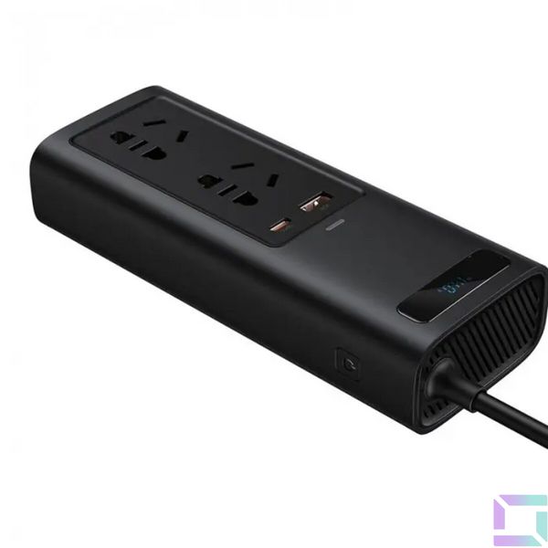 Автомобільний інвертор Baseus In-car Inverter 150W (220V CN/EU) Black (CRNBQ-A01) 15849 фото