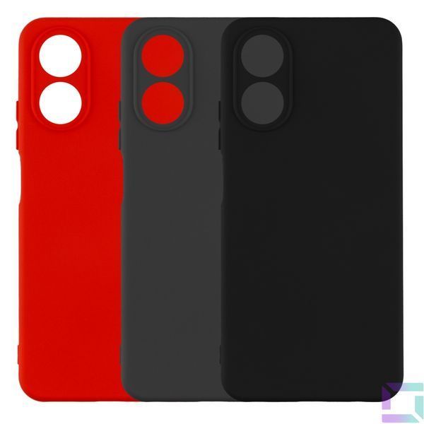 Чохол Silicone Cover Full Camera (A) для Oppo A17 14.Red 2020000378594 фото