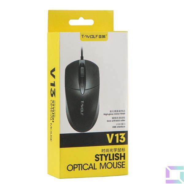 USB Мышь TWolf V13 Черный 2020000403029 фото