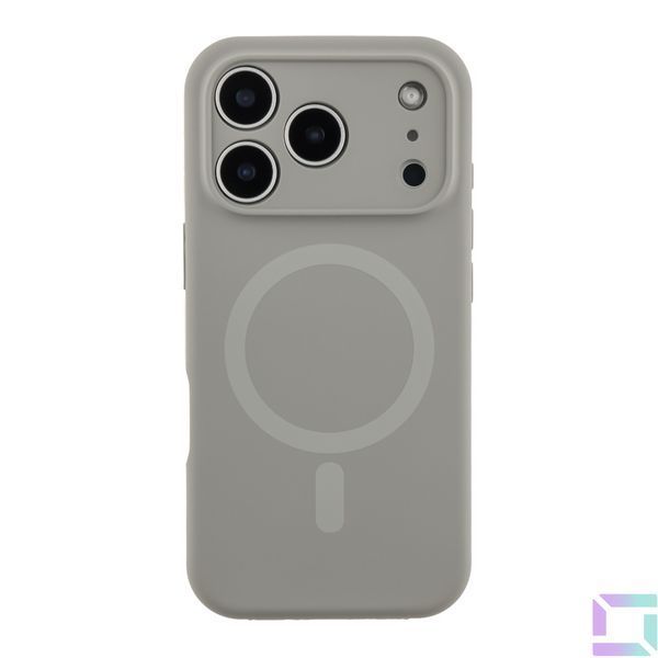 Чехол Glow Silicone Case Full Camera with Magsafe для iPhone 17 Pro Max Titanium Grey 2020000497233 фото