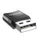 Переходник Hoco UA17 USB Male to Type-C female USB2.0 adapter Черный 6931474762009 фото 3