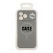 Чехол Glow Silicone Case Full Camera with Magsafe для iPhone 17 Pro Max Titanium Grey 2020000497233 фото 3