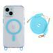Чохол TPU+PC LanyardCase with MagSafe для iPhone 15 Sky Blue 2020000477211 фото