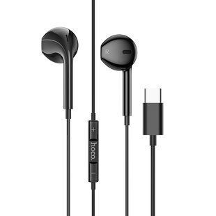 Навушники Hoco M101 Crystal joy wire-controlled digital earphones Type-C Чорний 6931474782359 фото