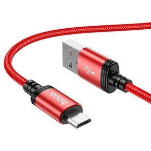 Кабель USB Hoco X89 Wind Micro 2.4A М'ята упаковка Червоний 2020000518969 фото