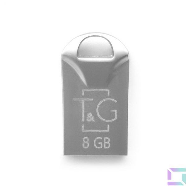 USB флеш-накопичувач T&amp;G 8gb Metal 106 Колір Сталевий 2000000610351 фото