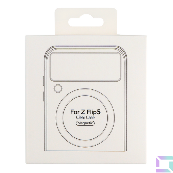 Чехол TPU Clear Case with MagSafe для Samsung Flip 5 (F731) Transparent 2020000398806 фото
