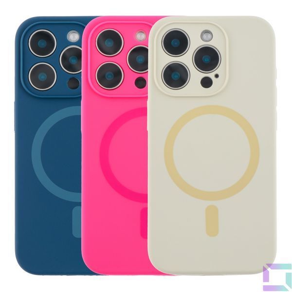Чохол Glow Silicone Case Full Camera with Magsafe для iPhone 15 Pro Black 2020000456520 фото