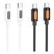 USB Borofone BX114 Silicone Type-C to Type-C 60W Черный 6941991116902 фото 2
